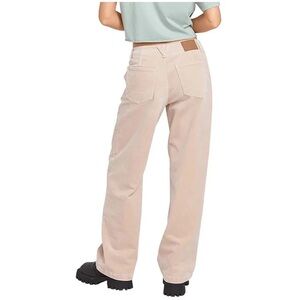Volcom 26 Women’s Dusty pink Corduroy Pants straight wide leg 90’s Y2K NWOT